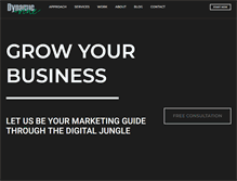 Tablet Screenshot of dynamicvine.com